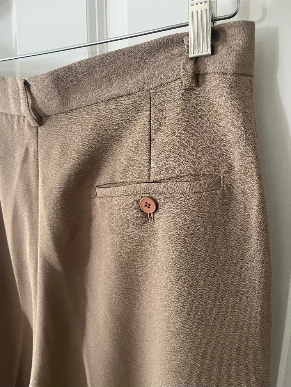 Dress Barn double pleated dress trouser Pants VTG 12 tan